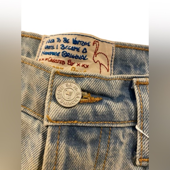 NWT Free People denim Jean shirts Size 29 - Picture 3 of 7